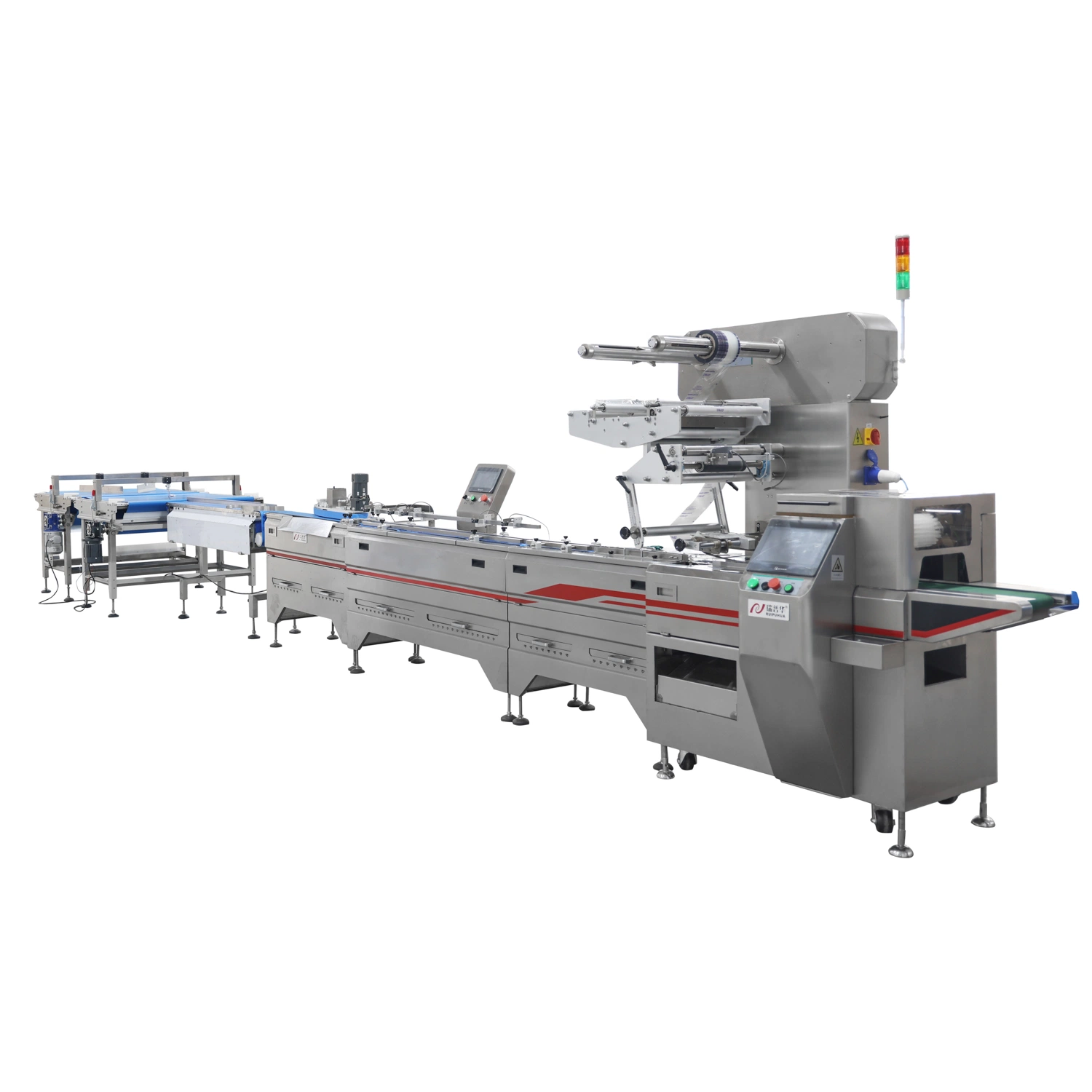 Automatische Schicht Kuchen Verpackungsmaschine Horizontale Fluss Wrapper Maschine