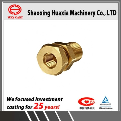 OEM CNC Brass Machining Hex Female Thread Quick Connector