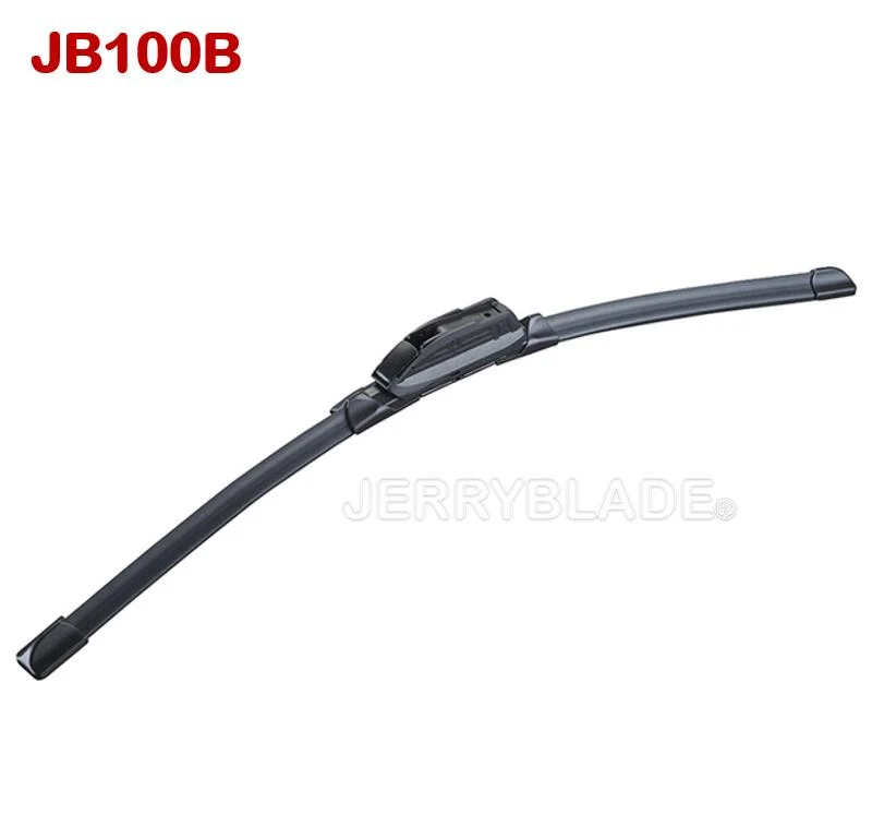 Universal Windshield Wiper Blade Soft Frameless Type Multi Fit Adaptors Windscreen Wipers Jb100b 12''-32'' Best Seller Factory Supply Premium Quality