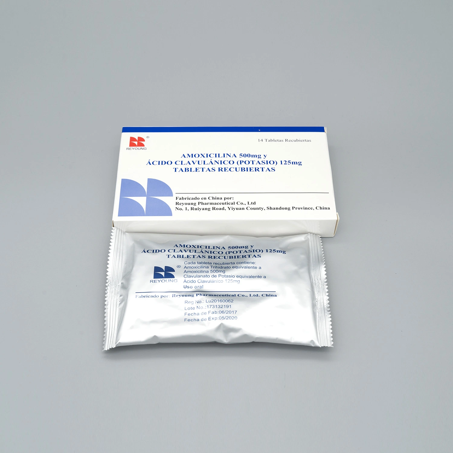 Amoxicillin and Clavulanate Potassium Tablet From Reyoung Pharma in China