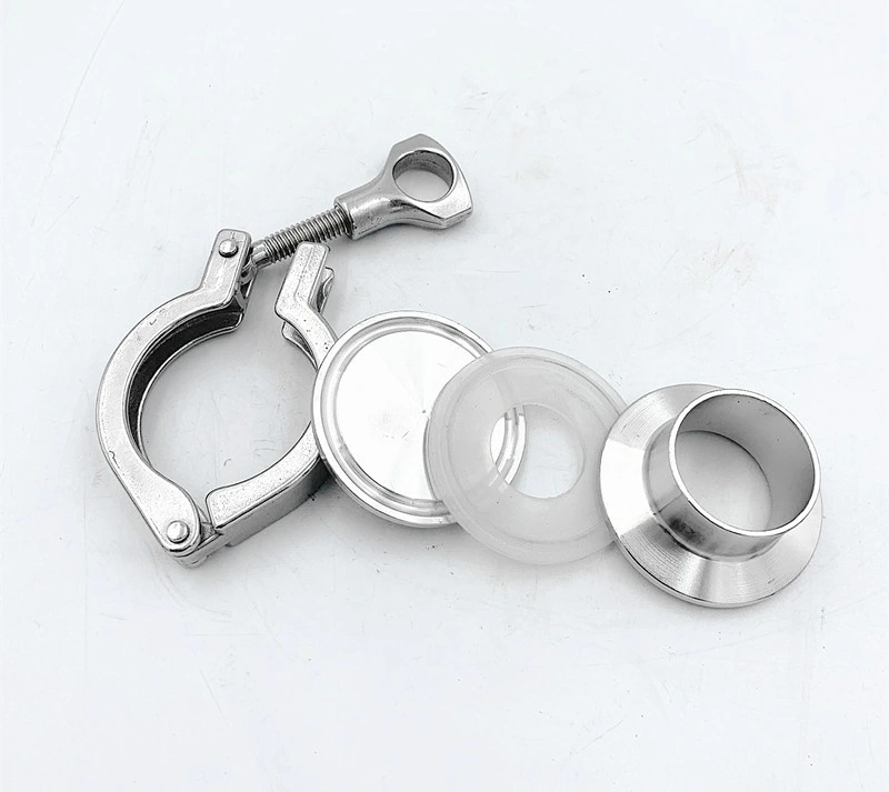 Best Price Stainless Steel Sanitary Tube Supporter Full SS304 Round Pipe Holder Type Hanger Clamp