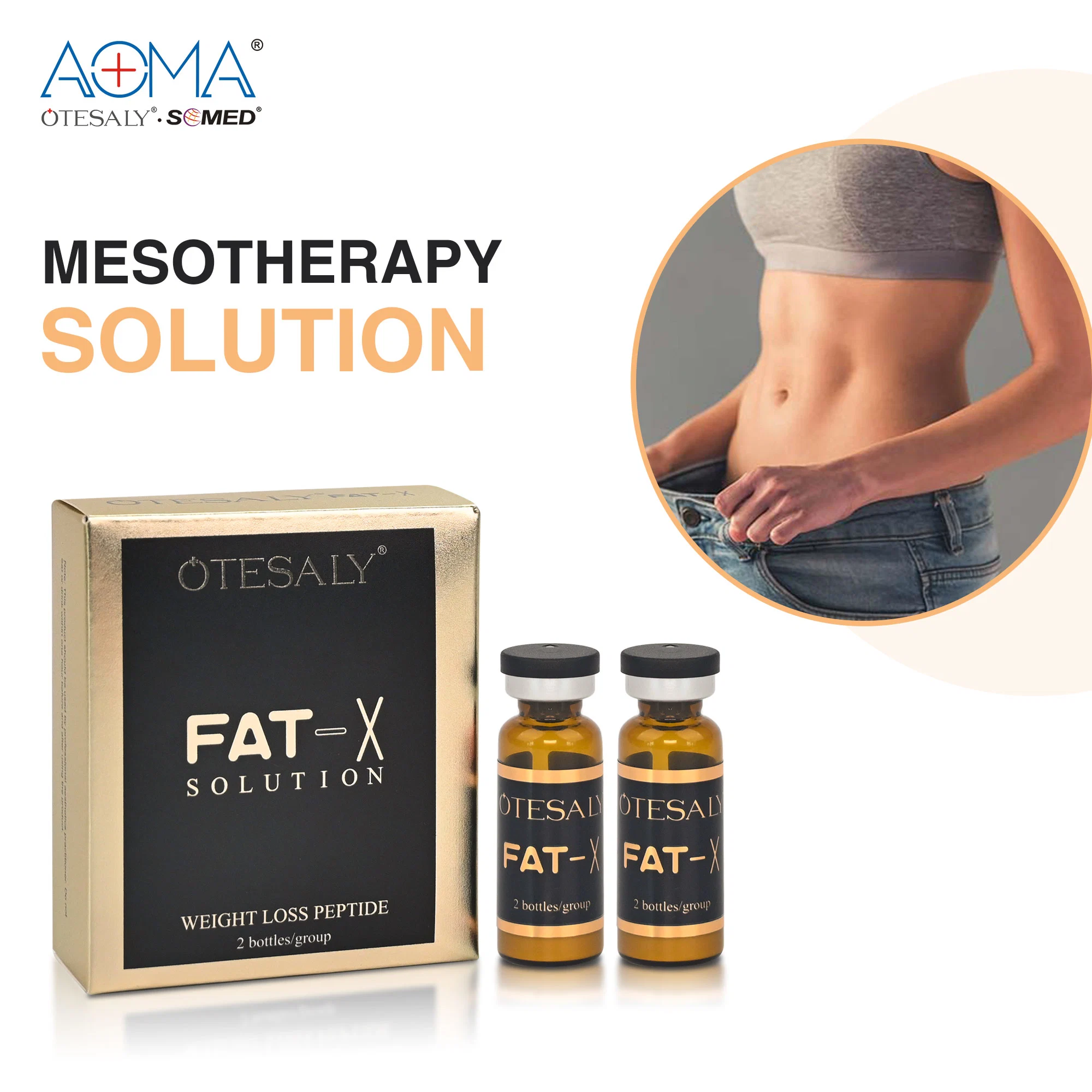 Otesaly Injectable Fat Dissolving Weight Reducing Mesoderm Therapy Tummy Ampoule Shaping Compound Weight Reducing