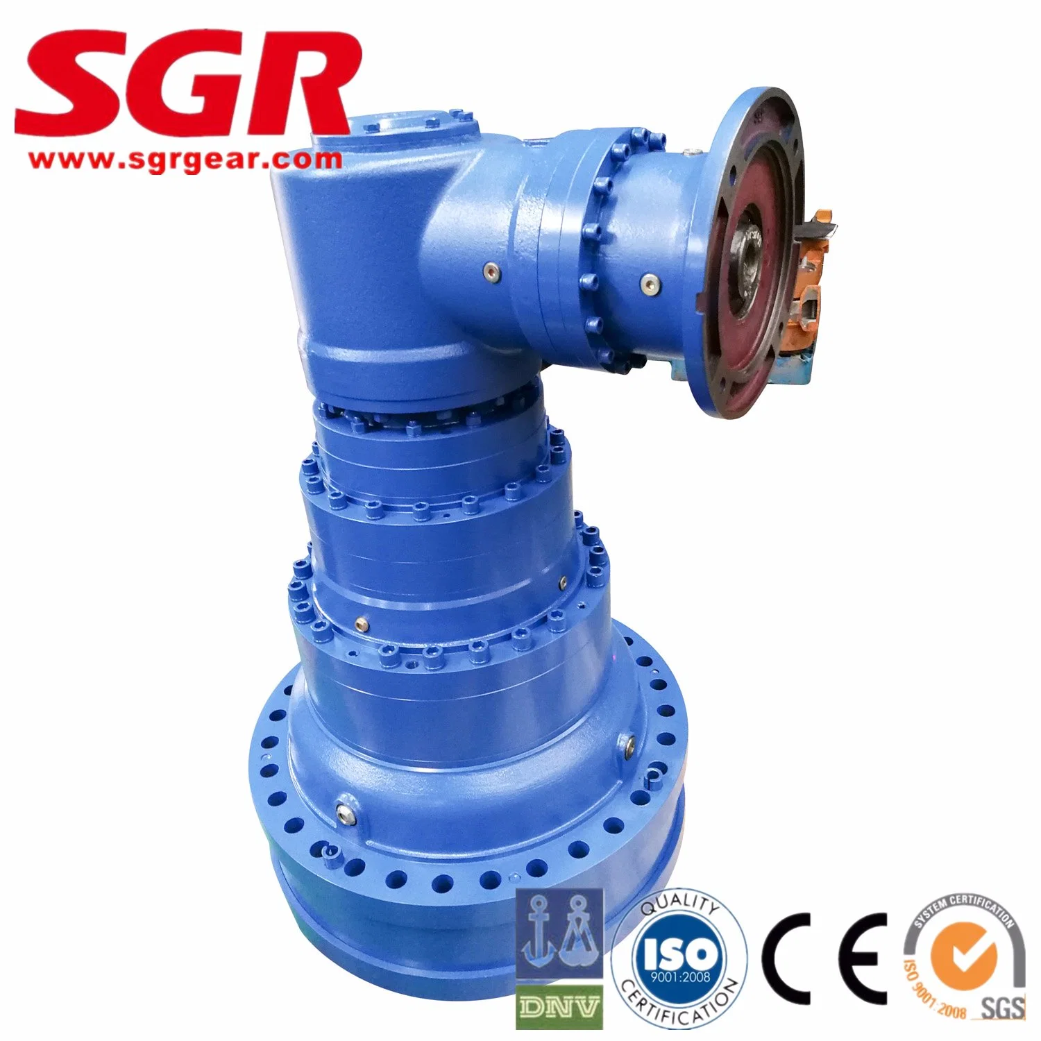 High Efficiency Big Torque Sgr Internal Splined Shaft Planetary Gear Speed Reducer, Gearmotor, Gearboxes with Foot