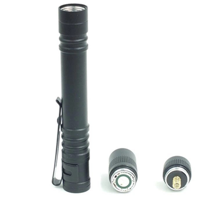 Aluminium 3W CREE LED Dry Battery Pen Light with Strong Magnet