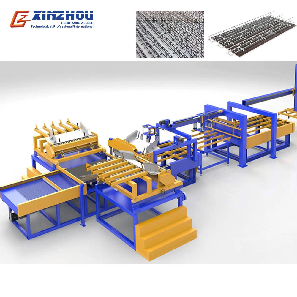 Totalmente Automático de armação de aço Viga de treliça de soldar a linha de produção de equipamento