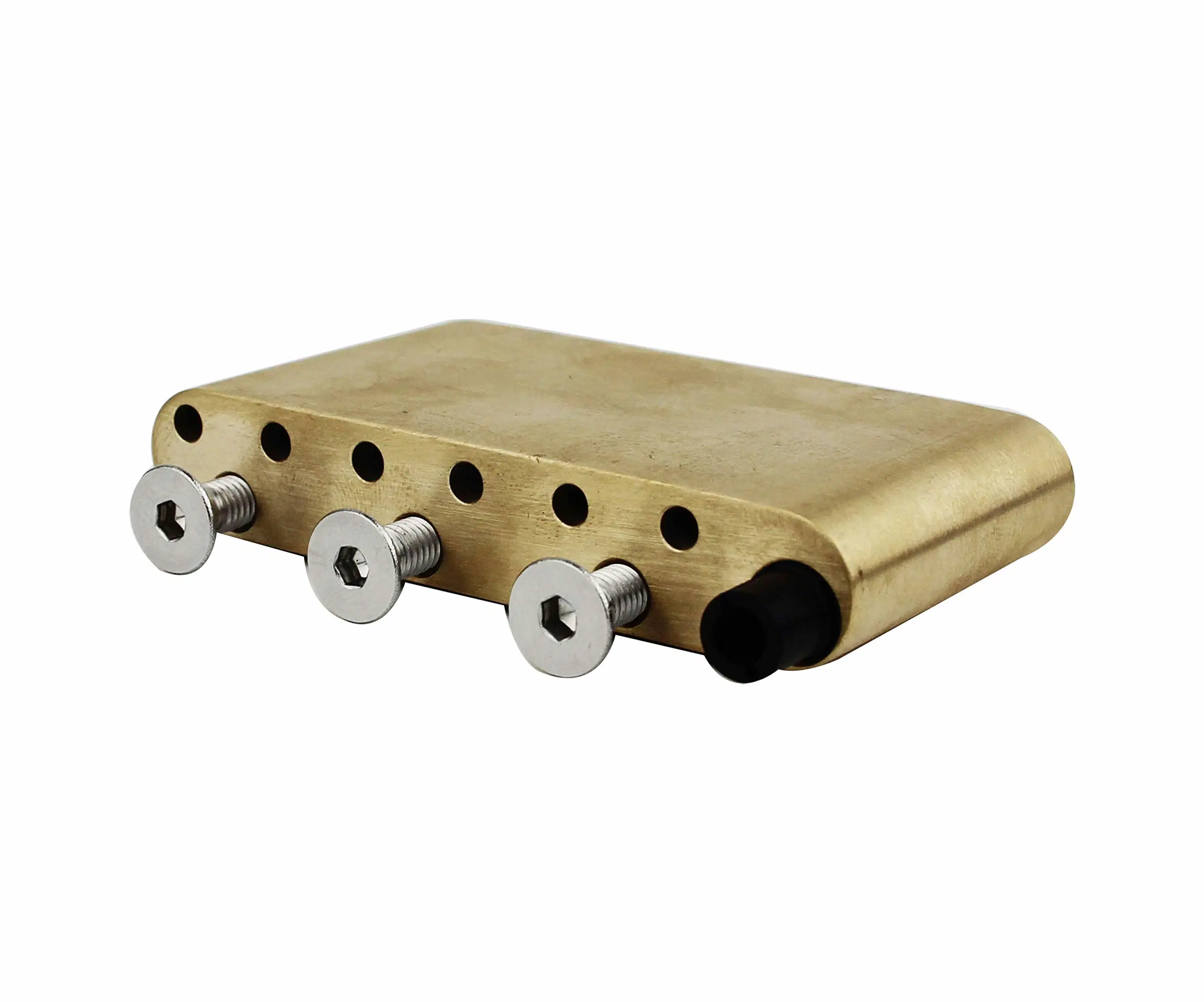 Low MOQ CNC Machined Lightweight Solid Brass Guitar Tremolo Block