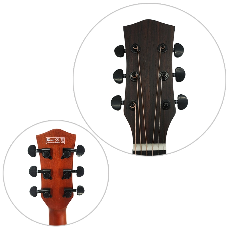 Aiersisolide Haut de la guitare acoustique Dreadnaught avec acajou B&amp;S Sg02sm-41