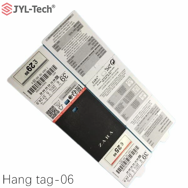 Hot Sale Customized Logo Printing UHF RFID Garment Hang Tag