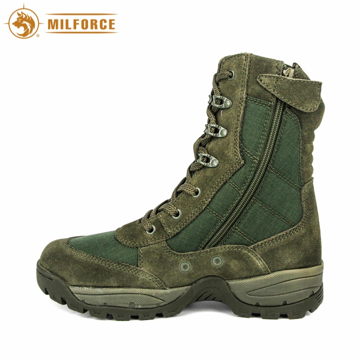 Military Style Panama Rubber Sole Olive Green Anti Slip Jungle Military Style Combat Boots Manufacturer