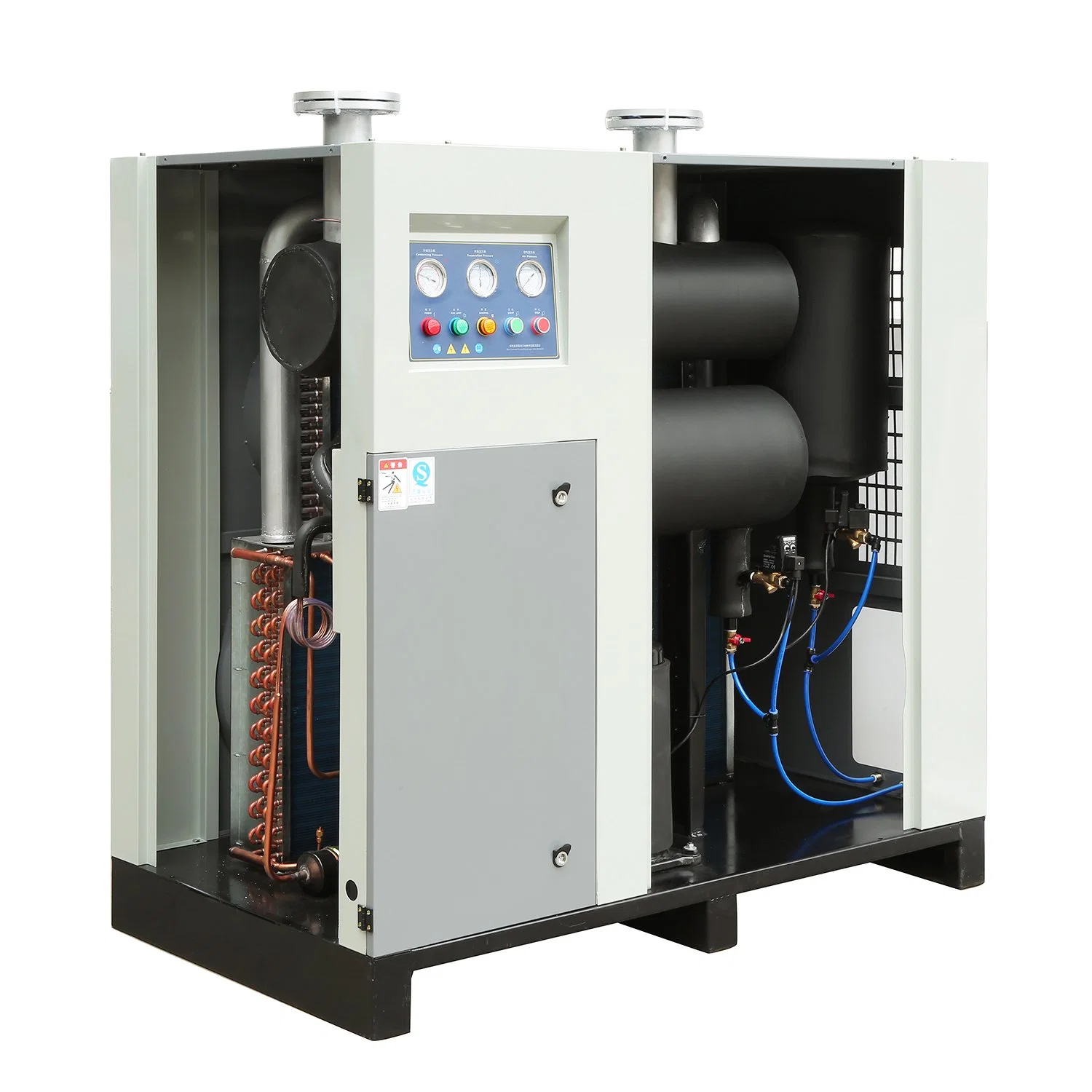 2-10c Dew Point 80c High Inlet Temp. Refrigeration Air Dryer Air Compressor Drying Machine Refrigerated Compressed Air Dryer