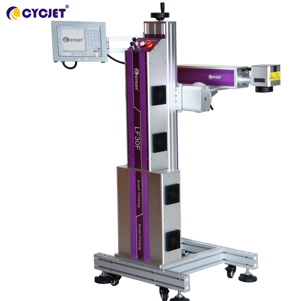 máquina de marcação a laser Cycjet Lf30f para tubo PPR cor cinza