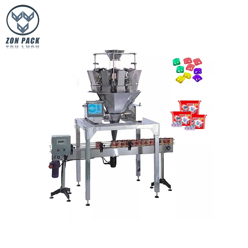 Factory Price Automatic Detergent Pods Laundry Pods Cans Bottles Filling Packing Machine