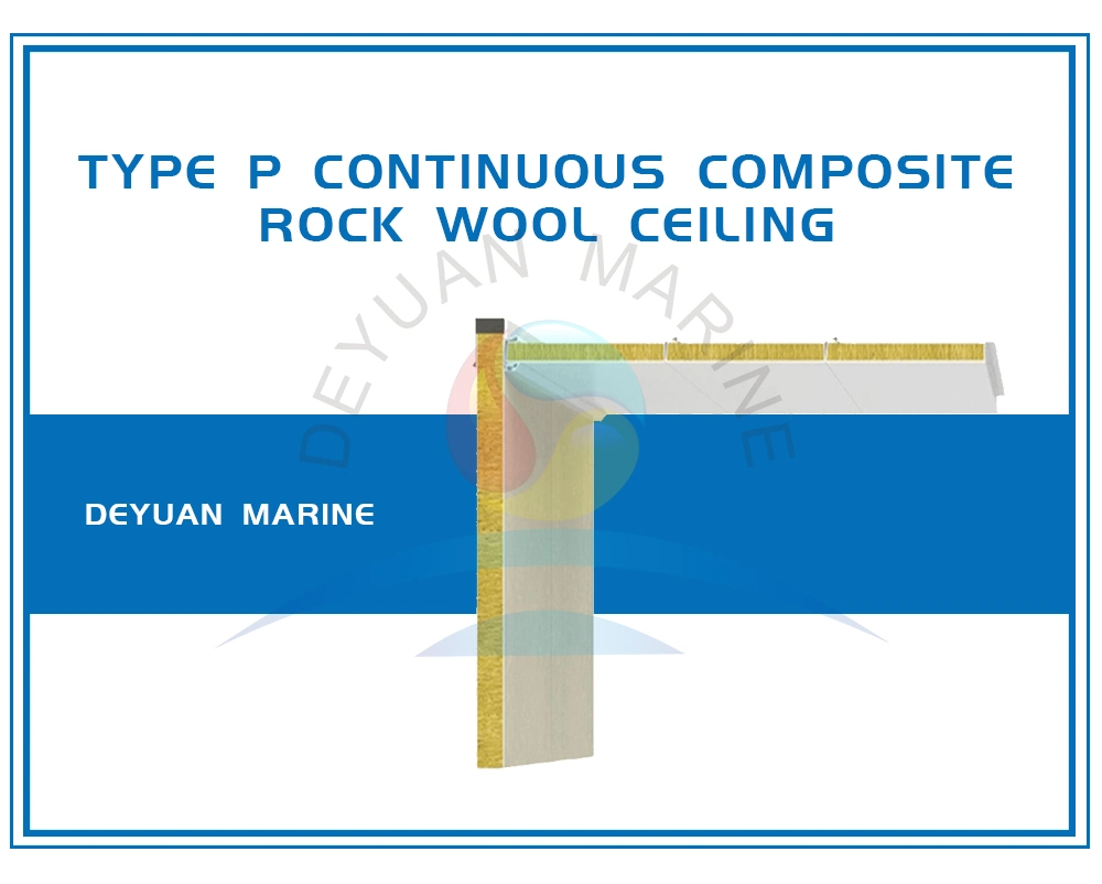 Marine composite de type P Plafond en laine de roche