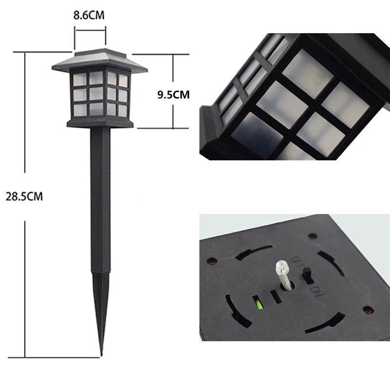 Luzes decorativas de jardim Solar luzes exteriores impermeáveis estaca de férias paisagem luz Luz solar