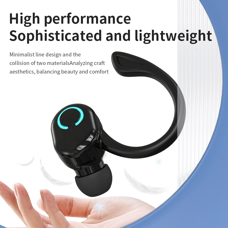 New S10 Bluetooth Headset Wireless Single-Ear Hanging Ear in-Ear Business Headset Sports Running Cross-Border Wholesale/Supplier