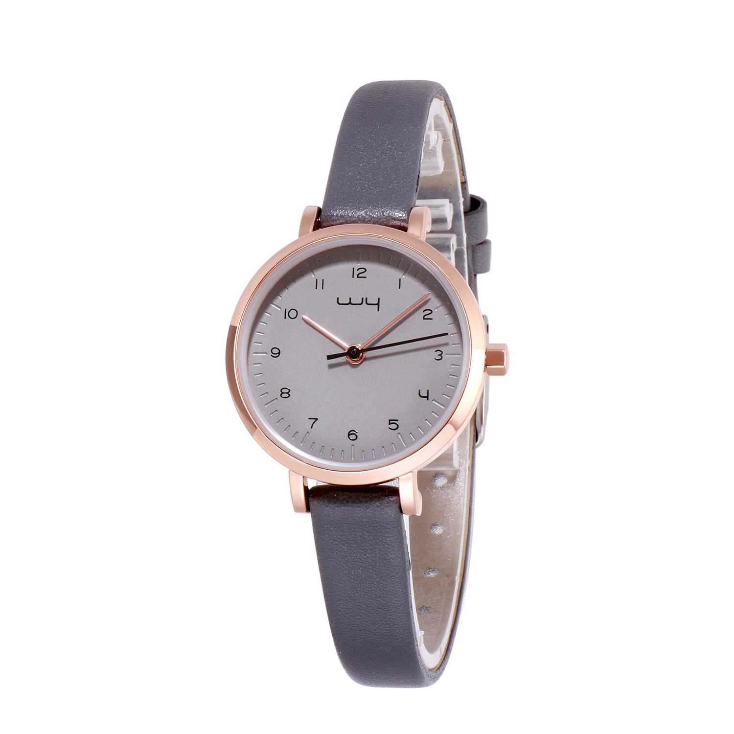 Fashion Clock Wholesale/Supplier Leather Strap Quartz Ladies Wrist Watch Wy-163