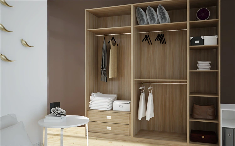 European Standard Latest Door Design Fair Price Furniture Built in Wardrobe