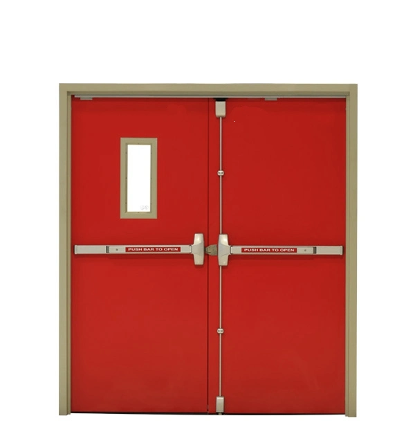 Strong Galvanized Steel Material Fireproof Door with 90 Minutes