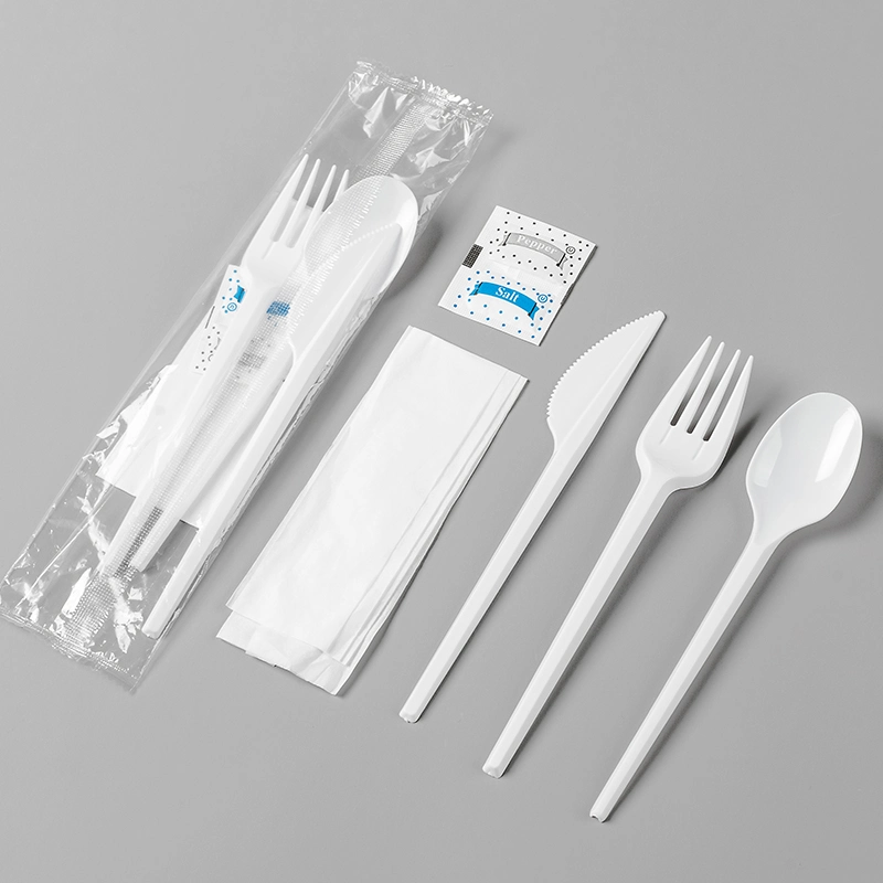 Набор столовых приборов PS Plastic Spoon Fork Disposable High Quality Горячая продажа 2.2g столовые приборы Оптовая фабрика Продать Custom Accept