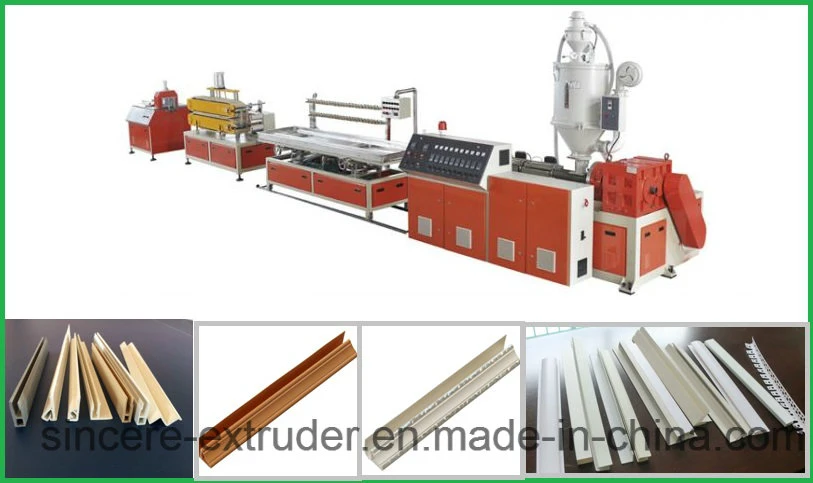 PVC Angle Decorative Profile Extrusion Machine Manufacturer for Window Door