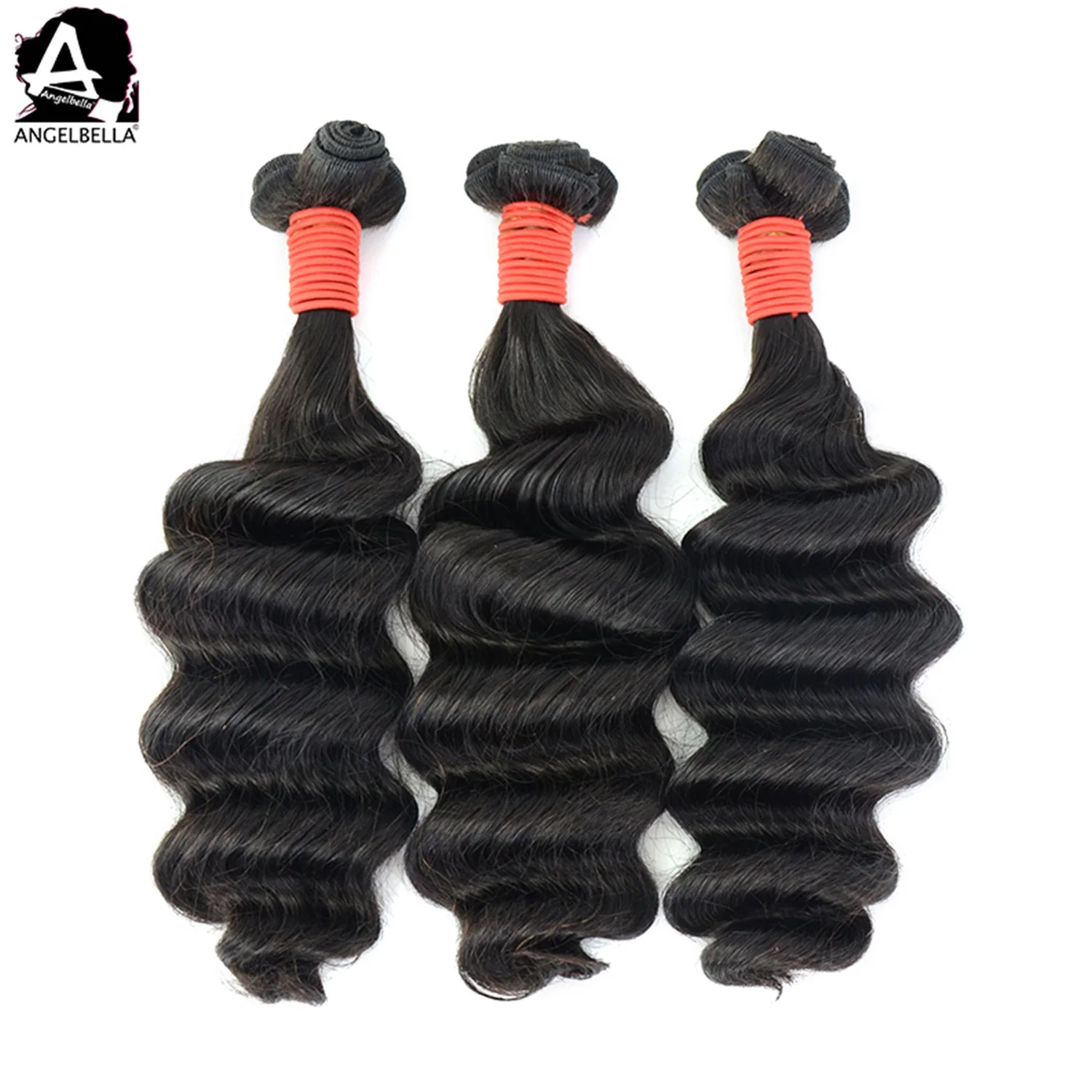 Angelbella Top Quality Super Double Drawn Sdd Hair Natural Black Hair Weft