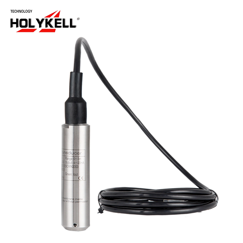 RS485 Holykell 12-30V Sumergible Fuente de alimentación del sensor de nivel de líquido &#160;&#160;