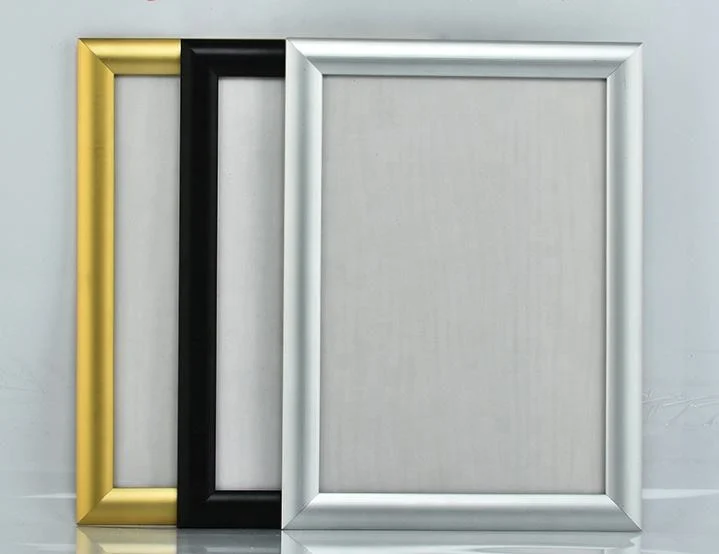 Wholesale/Supplier Black Gold Silver Aluminum Metal Frame for Advertising Decoration