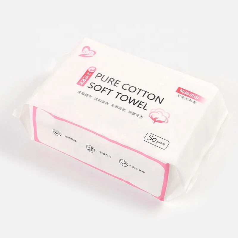 Pearl Embossed Free Sample Essential Daily Dry Wipes Soft Disposable Face Towel