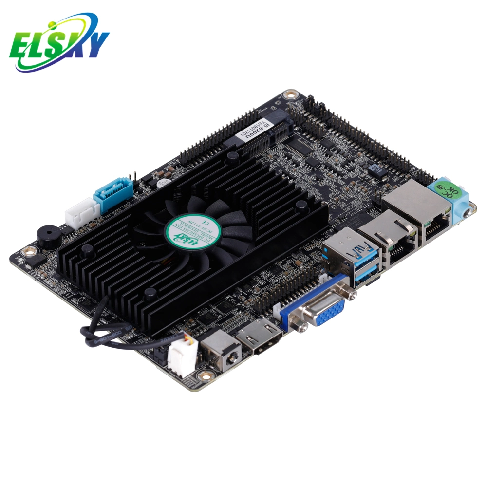 Elsky 3.5 Inches 145*100mm Extra-Thin Embedded Industrial Motherboard with CPU 7th Gen I3-7020u 7100u 7130u M818se M818SL