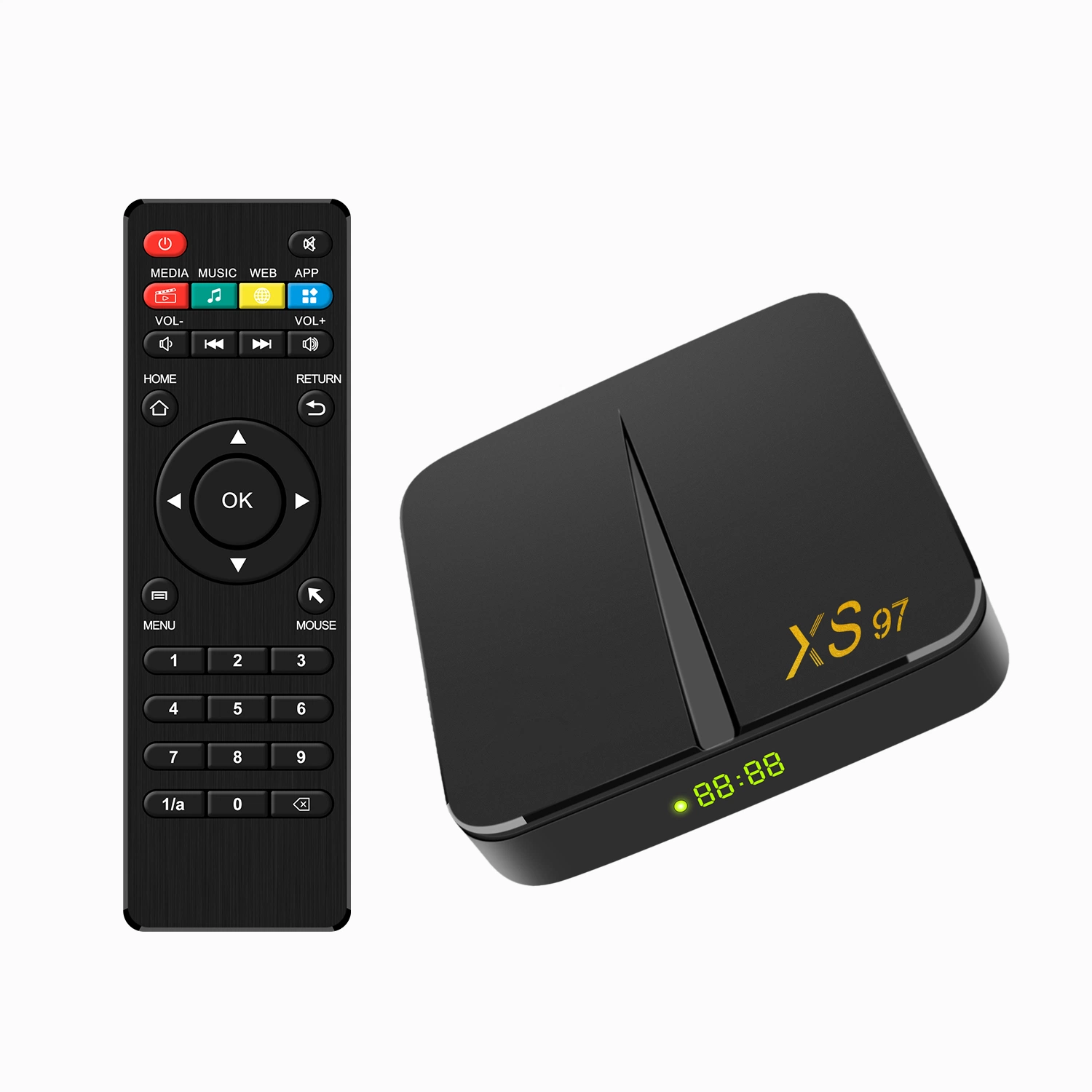 الأكثر شعبية Xangshi Amlogic S905W2 USB2.0 HD Xs97 Android 11 صندوق التلفزيون