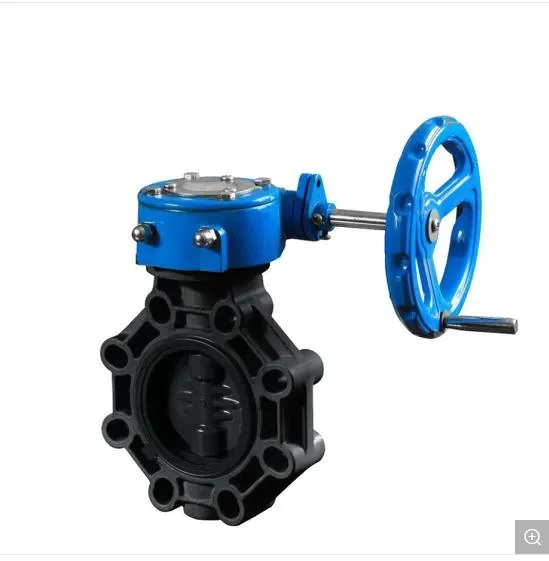 High Quality DIN Standard PVC Handle Butterfly Valve