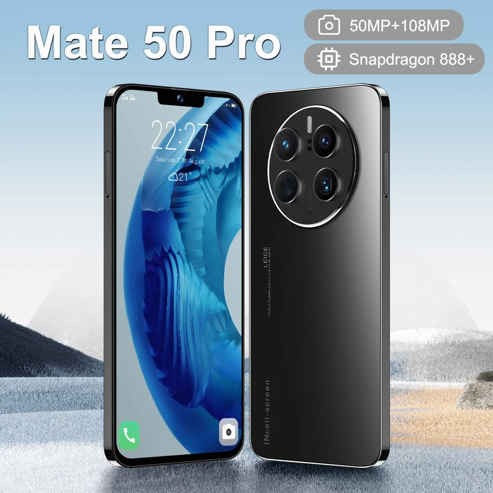 Best Wholesale/Supplier Mate50 PRO Cell Smartphone Model 2GB 16GB, 4GB 64GB, 8GB 512GB, 16GB 1t, Mobile Smart Phone, Viqee OEM/ODM Phones Ready in Stock