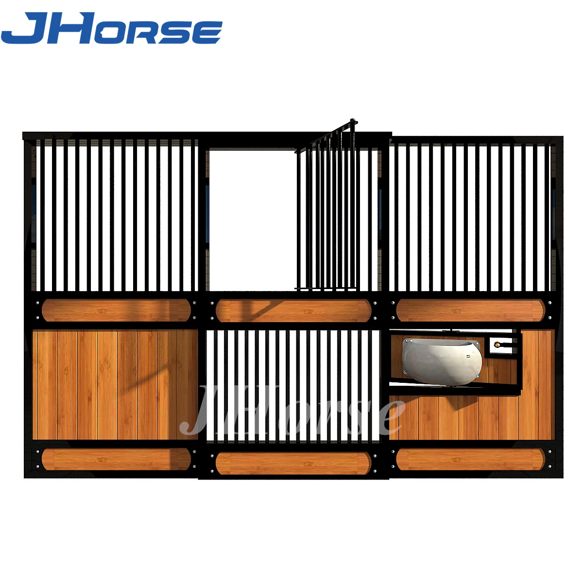 Equipamento de deslizamento de gama profissional Horse Stall for Home Farm Horse Estável