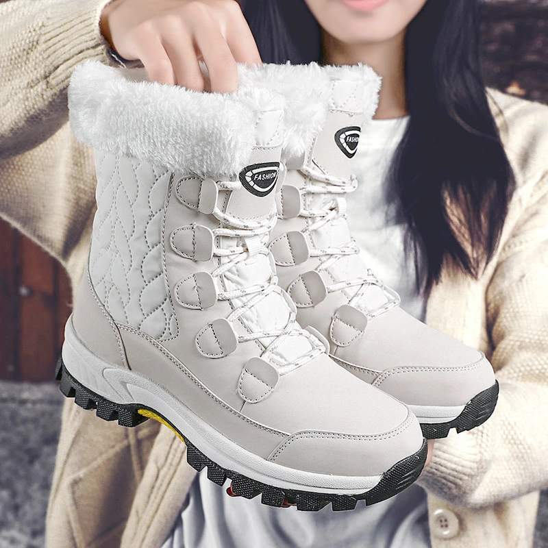 New Trend Warm Anti Slip Water Proof Upper Winter Women Snow Boots