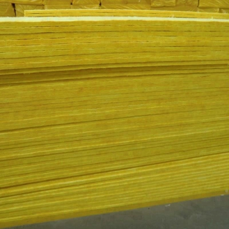 Rigid Yellow Roof Thermal Heat Insulation Glass Wool Blanket Nanomter Micropore Soundproof Board Felt Roll