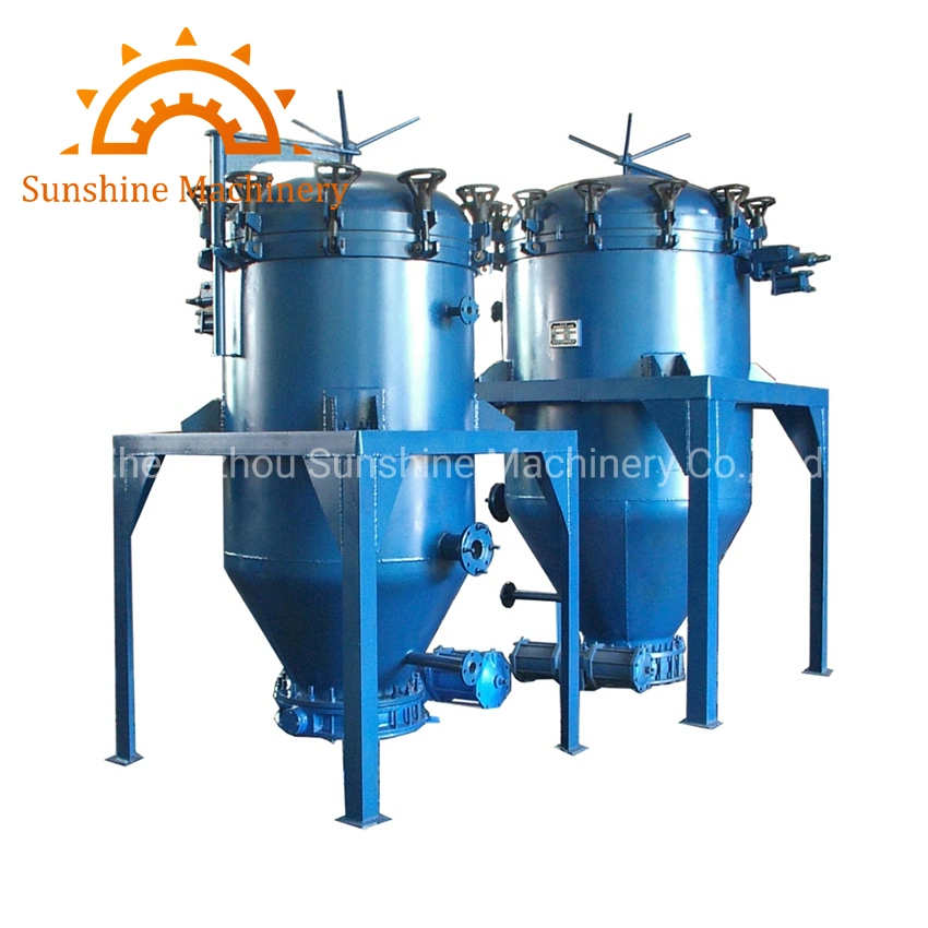 Automatic Dregs Discharging Vibration Vertical Oil Leaf Filter