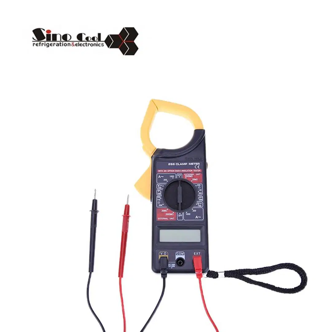 Air Conditioner Parts Dt202 Auto Ranging Digital Clamp Meter