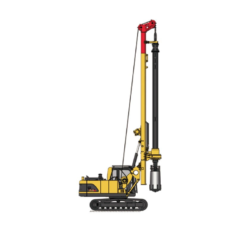 Hydraulic Rotary Drilling Rig Ycr120 Water Well Rotary Drilling Rig