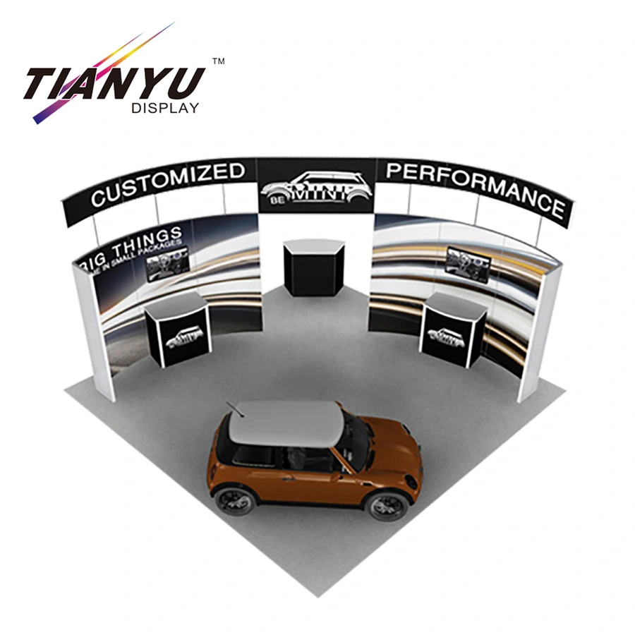 Tianyu Portable Quick Build Aluminum Backdrop Banner Stand Trade Show Booth