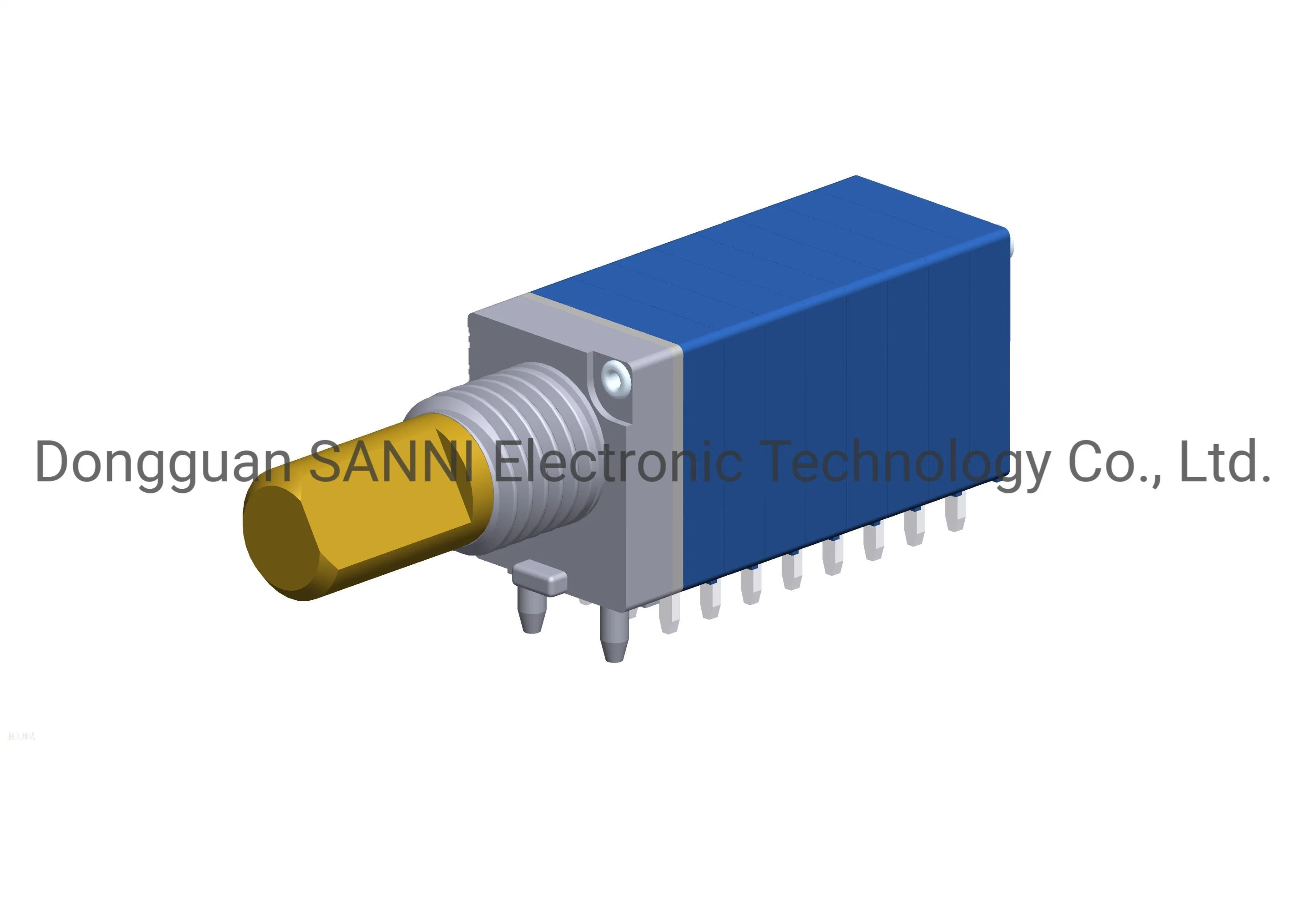 RV8110fo Drehpotentiometer mit acht Einheiten für die Lautstärkeregelung