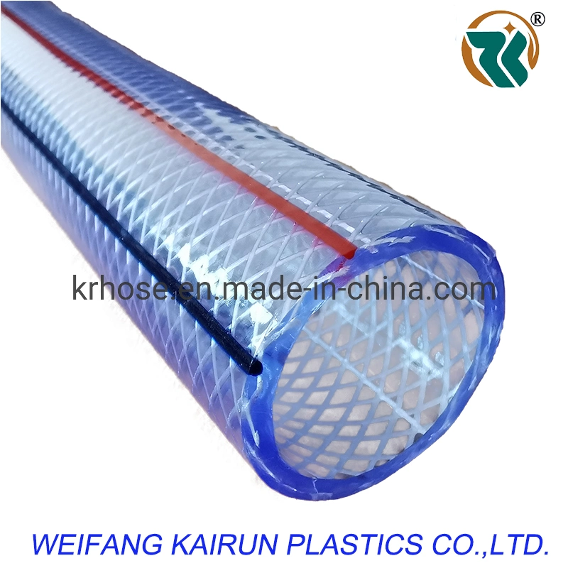 Flexible / Transparent PVC Clear Water Hose/PVC Fiber Braided Reinforced Water Hose Tube