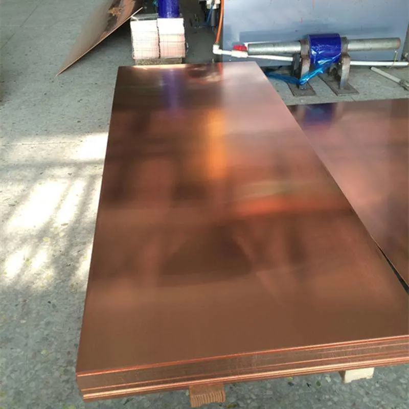 Pure Copper 3mm 5mm 20mm Thickness 99.99% Copper Cathodes T2 4X8 Copper Plate Sheets Supplier