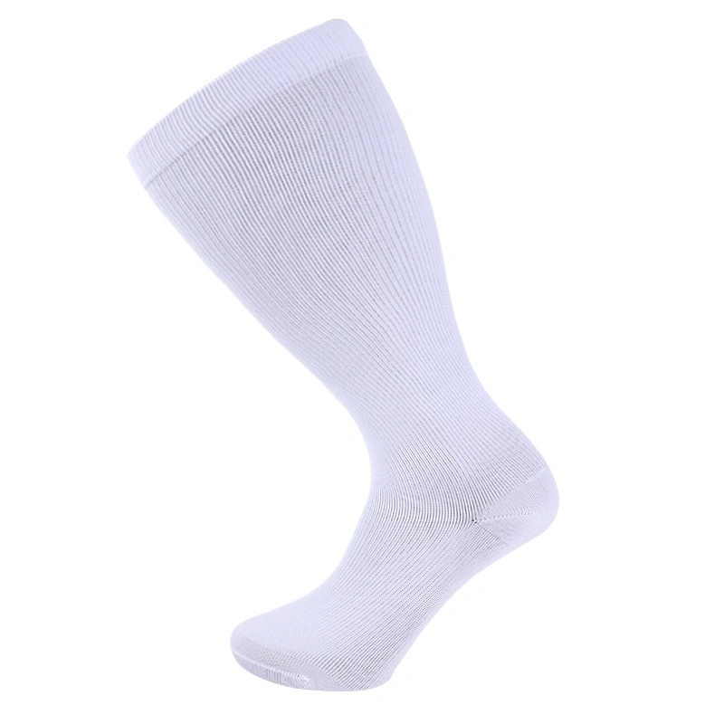 Custom Loose Solid Color Diabetic Socks Non Skid Knee Compression Socks for Women and Men