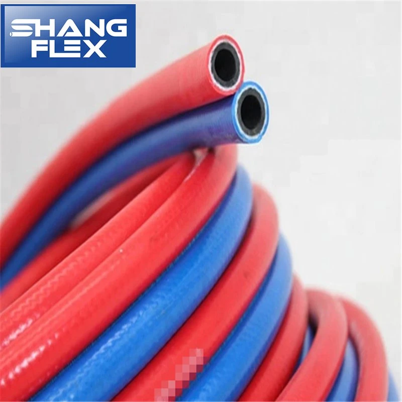 Hot Sale 1/4 to 3/4 Inch High Pressure PVC Welding Oxygen Acetylene Twin Hose