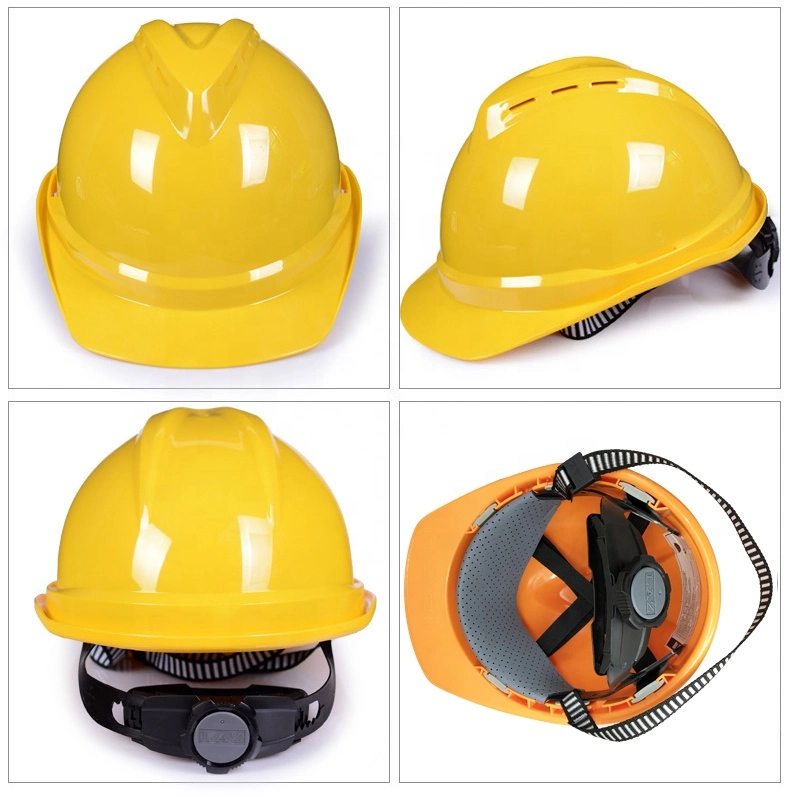 Customized Logo Security Personal Protective Equipment Factory Price Construction ABS Safety Helmet Industrial Hard Hats