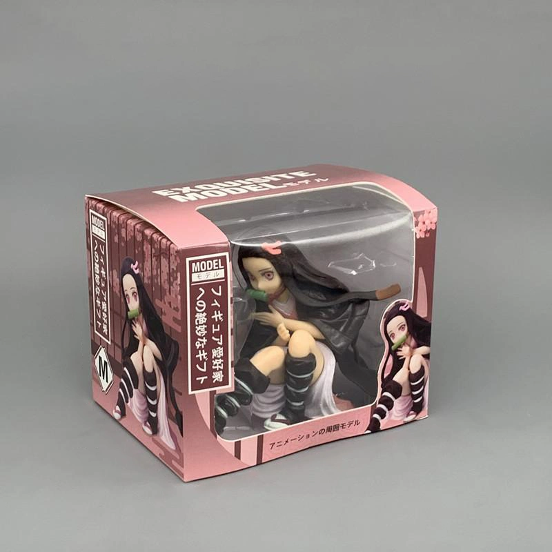 2023 Custom Japan ANIME Figure postura de postura de postura Kamado Neuko PVC Juguetes de plástico para regalo de niñas