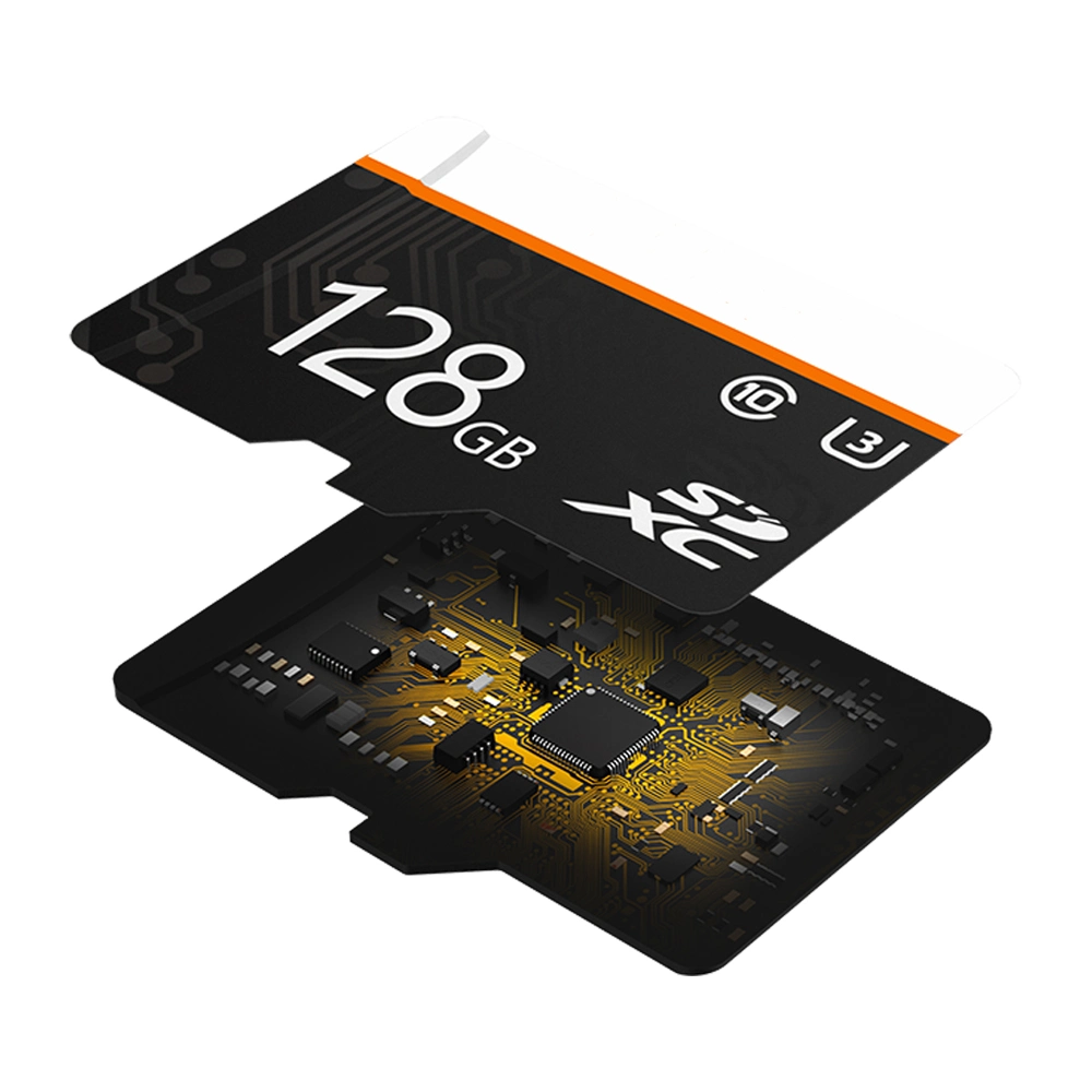 Full Capacity 128 GB TF SD Card Customized Logo Memory Card