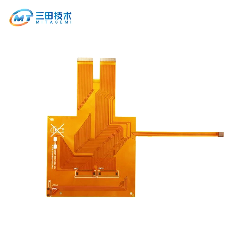 Professional 0,1 mm de refuerzo de la FPC 2 Capas flexibles PCB desnudo de la fábrica de Shenzhen circuito impreso flexible