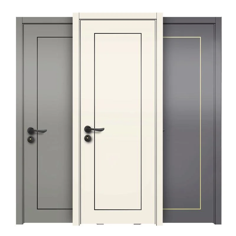 Factory Hot Sales Free Painting Interior Melamine Laminated Wooden Door Carbon Crystal Door