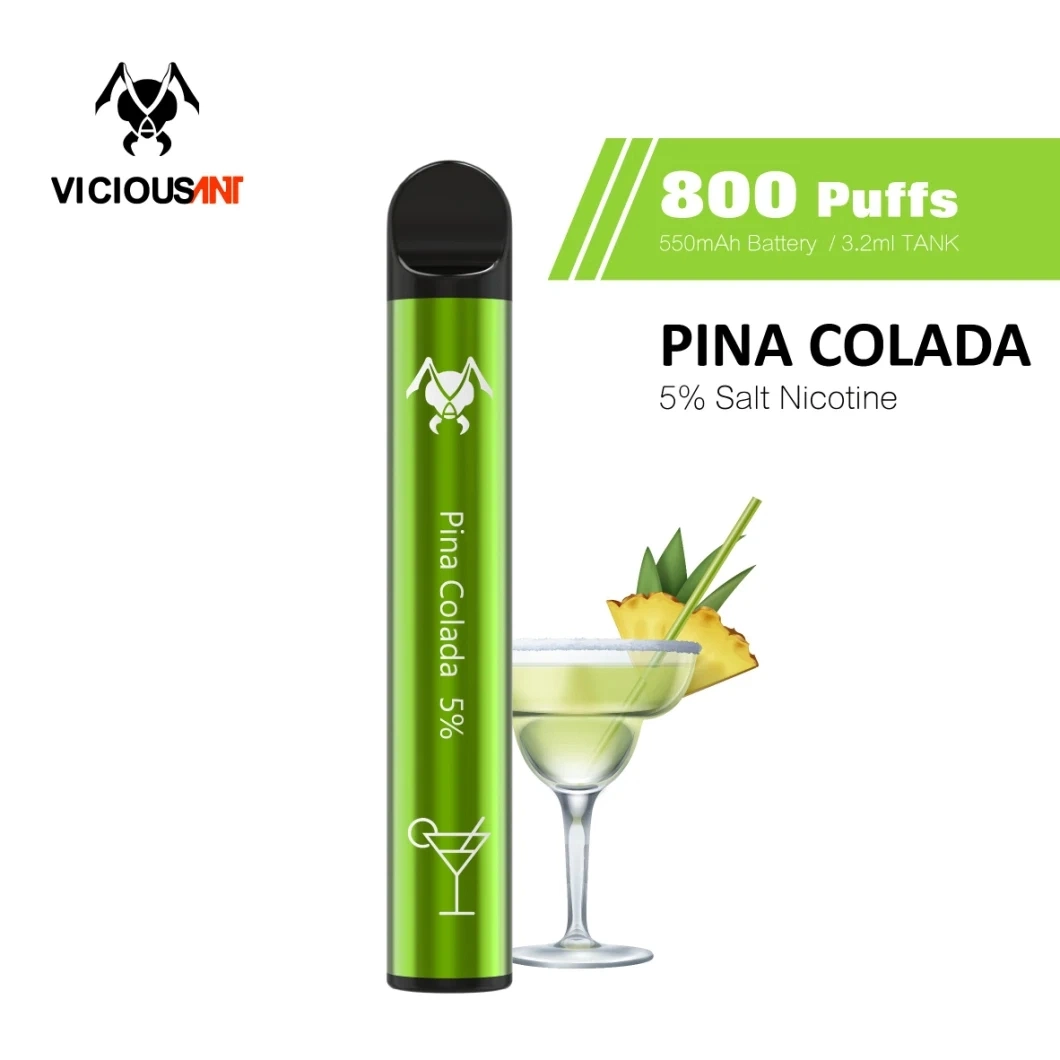 Comercio al por mayor I Vape E10 Mayorista/Proveedor de cigarrillos de sabores desechables Vape 800 inhalaciones OEM Mod.